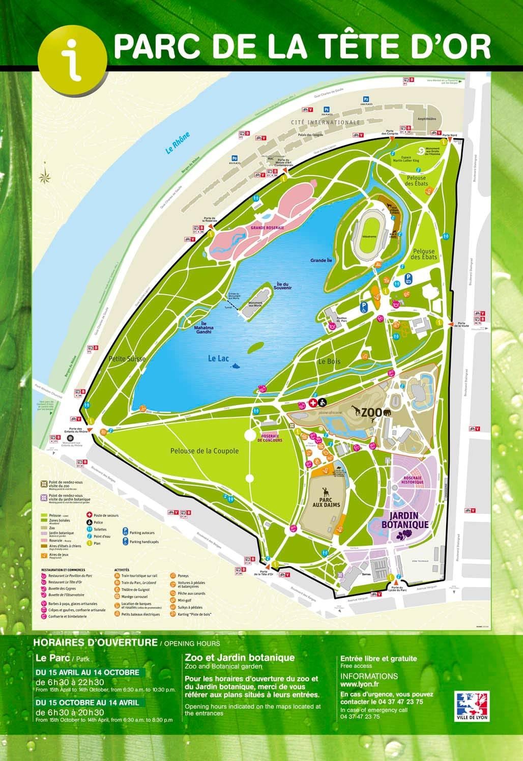 карта Ліон парк