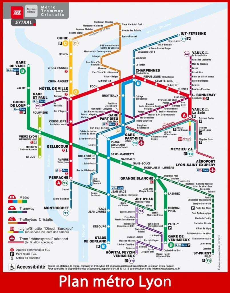карта тшх Ліон