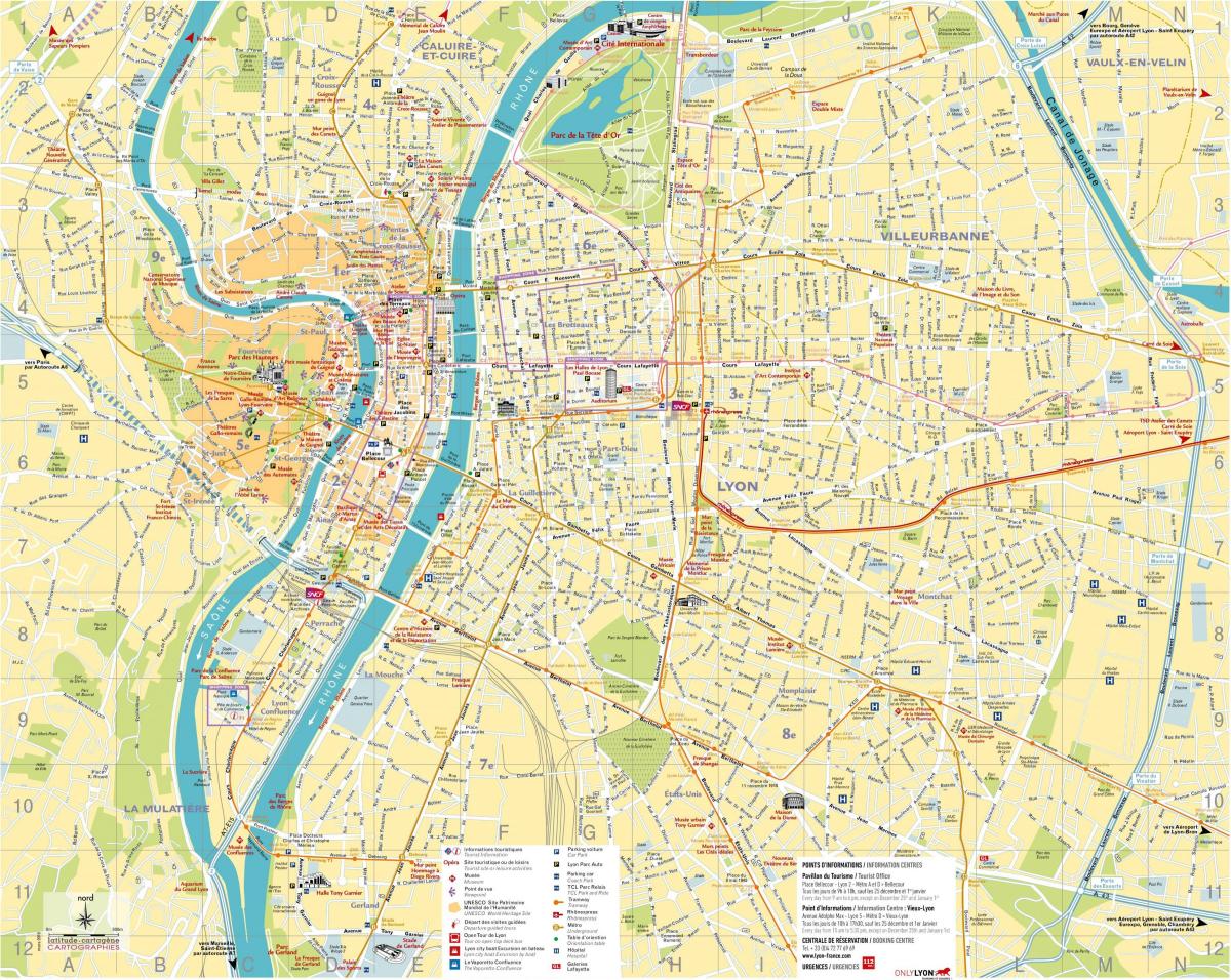 карта Ліон магазин