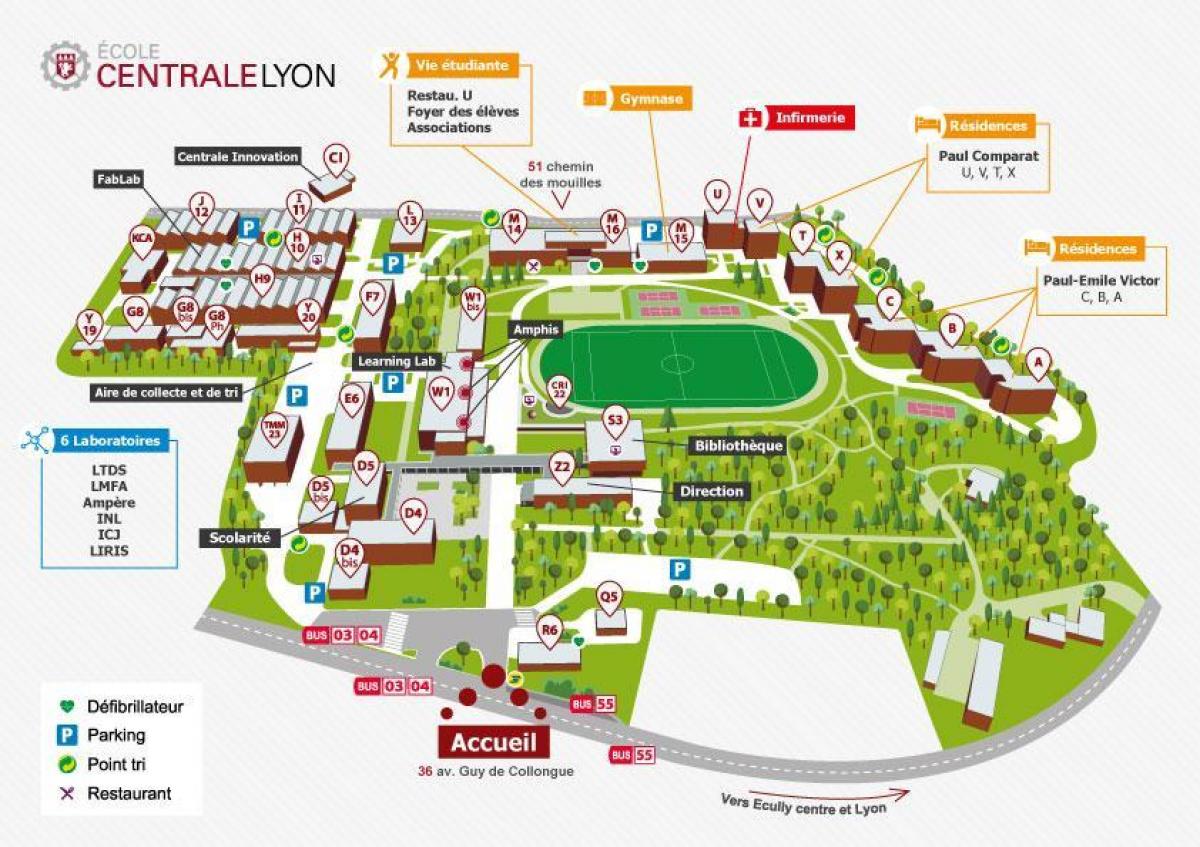 карта Ліон школи