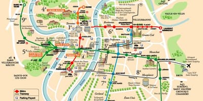Карта пішохідна екскурсія по карті