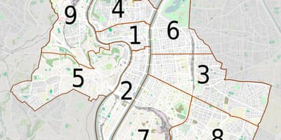 Карта Ліон районі
